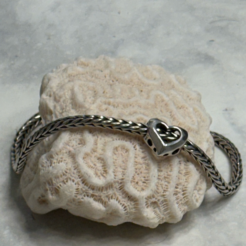 Trollbeads Sterling Inside Love Silver Heart Charm